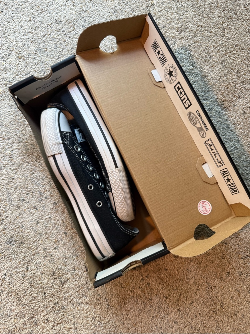 Converse laceless slip-ons